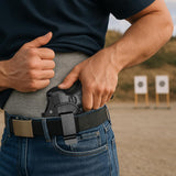 IWB Leather Holster for Taurus G3C/G2C/G2S — Stealth Black Left