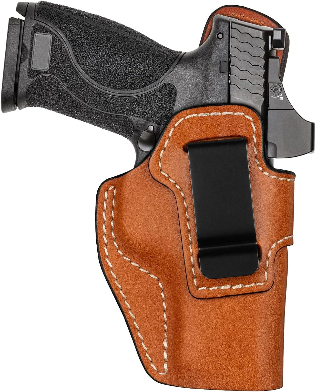 Leather IWB Holster for S&W M&P9/M&P40 M2.0 4"/4.25", Optic Ready