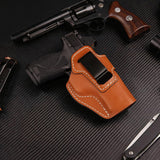 Leather IWB Holster for S&W M&P9/M&P40 M2.0 4"/4.25", Optic Ready